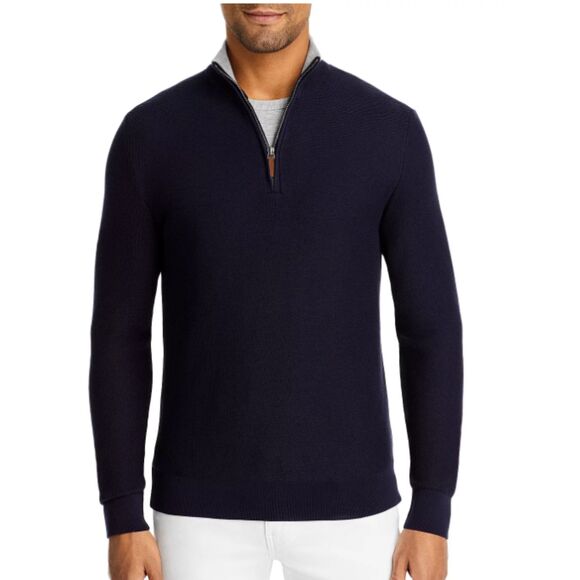 the mens store bloomingdales Other - The Men's Store at Bloomingdale's Cotton Tipped Textured Birdseye Half Zip